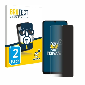 Vorderseite einer Produktverpackung mit dem Markenlogo BROTECT. Daneben ist das Gerät Ulefone Note 20 Pro mit dem zugehörigen 