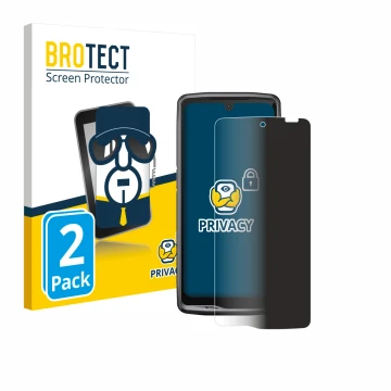 Vorderseite einer Produktverpackung mit dem Markenlogo BROTECT. Daneben ist das Gerät Crosscall Stellar M6 mit dem zugehörigen