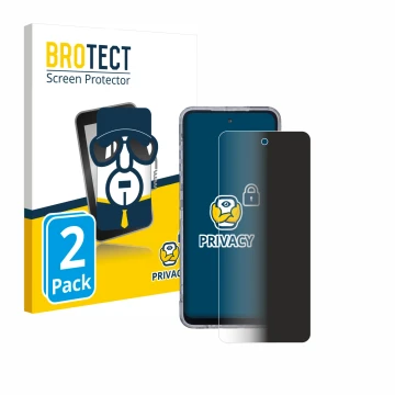 Vorderseite einer Produktverpackung mit dem Markenlogo BROTECT. Daneben ist das Gerät AGM X6 Phantom mit dem zugehörigen Displ