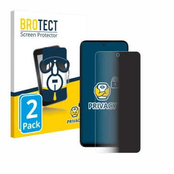 Vorderseite einer Produktverpackung mit dem Markenlogo BROTECT. Daneben ist das Gerät Motorola Moto G15 mit dem zugehörigen Di