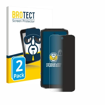 Vorderseite einer Produktverpackung mit dem Markenlogo BROTECT. Daneben ist das Gerät Doogee Fire 6 Power mit dem zugehörigen 