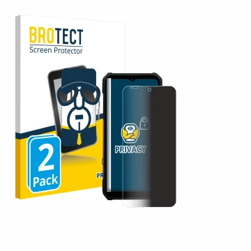 Vorderseite einer Produktverpackung mit dem Markenlogo BROTECT. Daneben ist das Gerät myPhone Hammer Construction 2 Thermal 5G