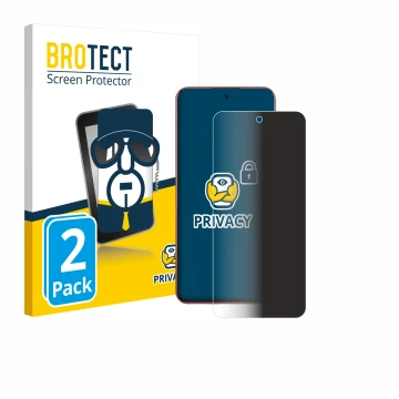 Vorderseite einer Produktverpackung mit dem Markenlogo BROTECT. Daneben ist das Gerät Oppo A5 Pro mit dem zugehörigen Displays