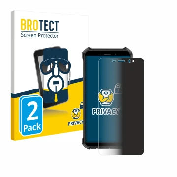 Vorderseite einer Produktverpackung mit dem Markenlogo BROTECT. Daneben ist das Gerät Ulefone Armor X12 mit dem zugehörigen Di