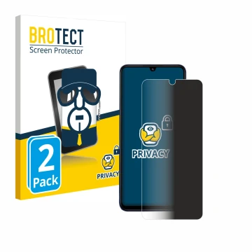 Vorderseite einer Produktverpackung mit dem Markenlogo BROTECT. Daneben ist das Gerät Xiaomi Redmi 14C 5G mit dem zugehörigen 