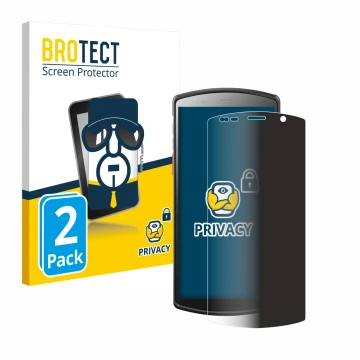 Vorderseite einer Produktverpackung mit dem Markenlogo BROTECT. Daneben ist das Gerät Urovo DT50S 5,7
