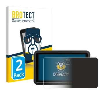 Vorderseite einer Produktverpackung mit dem Markenlogo BROTECT. Daneben ist das Gerät Atomos Shinobi Go mit dem zugehörigen Di