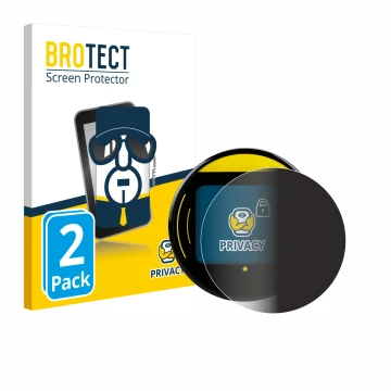 Vorderseite einer Produktverpackung mit dem Markenlogo BROTECT. Daneben ist das Gerät Nayax Onyx mit dem zugehörigen Displaysc