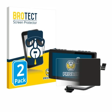 Vorderseite einer Produktverpackung mit dem Markenlogo BROTECT. Daneben ist das Gerät Feelworld F5 PROX 5,5
