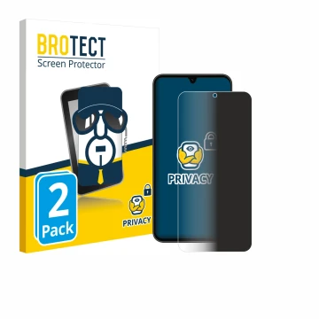 Vorderseite einer Produktverpackung mit dem Markenlogo BROTECT. Daneben ist das Gerät Samsung Galaxy A26 5G Enterprise Edition