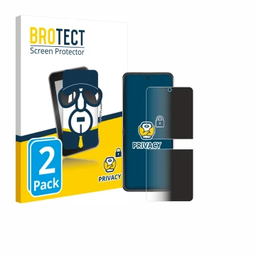 Vorderseite einer Produktverpackung mit dem Markenlogo BROTECT. Daneben ist das Gerät Motorola Razr 60 mit dem zugehörigen Dis