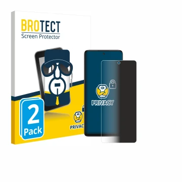 Vorderseite einer Produktverpackung mit dem Markenlogo BROTECT. Daneben ist das Gerät TCL 60 NxtPaper 4G mit dem zugehörigen D