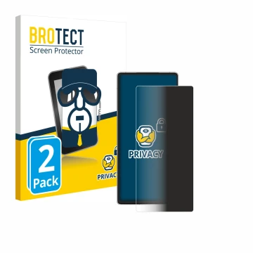 Vorderseite einer Produktverpackung mit dem Markenlogo BROTECT. Daneben ist das Gerät ZTE Nubia Red Magic 10 Air mit dem zugeh