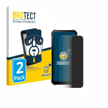 Vorderseite einer Produktverpackung mit dem Markenlogo BROTECT. Daneben ist das Gerät Hammer Iron Va mit dem zugehörigen Displ