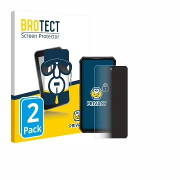 Vorderseite einer Produktverpackung mit dem Markenlogo BROTECT. Daneben ist das Gerät Ulefone Armor 28 Pro mit dem zugehörigen