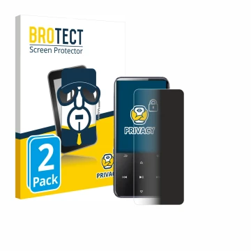 Vorderseite einer Produktverpackung mit dem Markenlogo BROTECT. Daneben ist das Gerät AGPtek M3 mit dem zugehörigen Displaysch