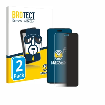 Vorderseite einer Produktverpackung mit dem Markenlogo BROTECT. Daneben ist das Gerät Xiaomi Civi 5 Pro mit dem zugehörigen Di