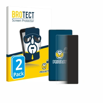 Vorderseite einer Produktverpackung mit dem Markenlogo BROTECT. Daneben ist das Gerät ZTE Nubia Red Magic 10S Pro mit dem zuge