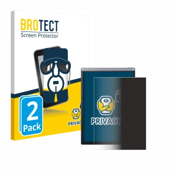 Vorderseite einer Produktverpackung mit dem Markenlogo BROTECT. Daneben ist das Gerät iflytek Ainote Air 2 mit dem zugehörigen