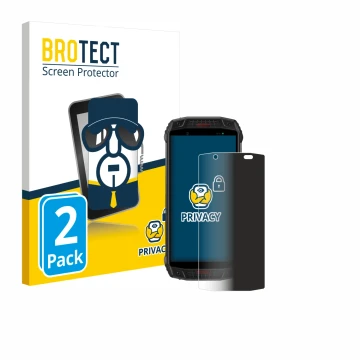 Vorderseite einer Produktverpackung mit dem Markenlogo BROTECT. Daneben ist das Gerät Ulefone Armor 15 mit dem zugehörigen Dis