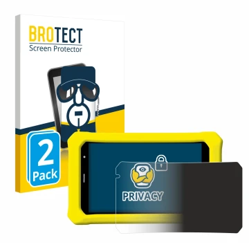 Vorderseite einer Produktverpackung mit dem Markenlogo BROTECT. Daneben ist das Gerät Clementoni Clempad 8