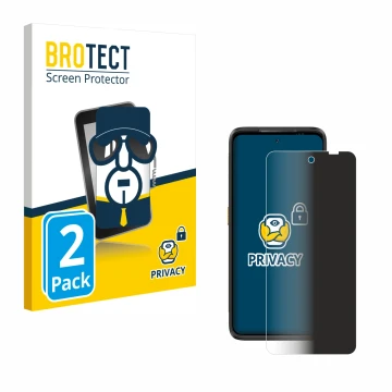 Vorderseite einer Produktverpackung mit dem Markenlogo BROTECT. Daneben ist das Gerät Ulefone Armor 23 Ultra mit dem zugehörig