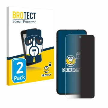 Vorderseite einer Produktverpackung mit dem Markenlogo BROTECT. Daneben ist das Gerät Oukitel WP210 mit dem zugehörigen Displa