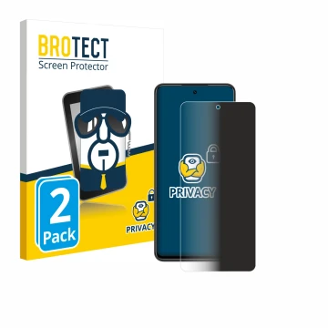 Vorderseite einer Produktverpackung mit dem Markenlogo BROTECT. Daneben ist das Gerät Nubia Focus mit dem zugehörigen Displays