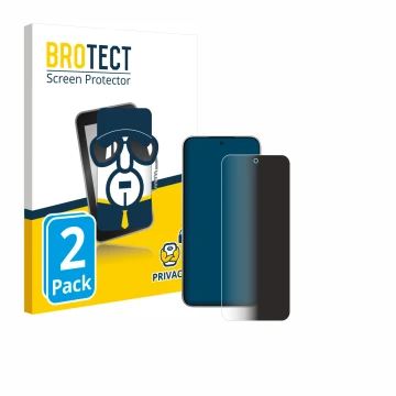 Vorderseite einer Produktverpackung mit dem Markenlogo BROTECT. Daneben ist das Gerät Xiaomi 15T mit dem zugehörigen Displaysc