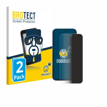 Vorderseite einer Produktverpackung mit dem Markenlogo BROTECT. Daneben ist das Gerät Xiaomi 17 Pro Max mit dem zugehörigen Di