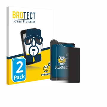 Vorderseite einer Produktverpackung mit dem Markenlogo BROTECT. Daneben ist das Gerät Xiaomi Qin K25 mit dem zugehörigen Displ