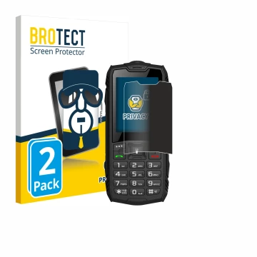 Vorderseite einer Produktverpackung mit dem Markenlogo BROTECT. Daneben ist das Gerät Hammer Rock mit dem zugehörigen Displays