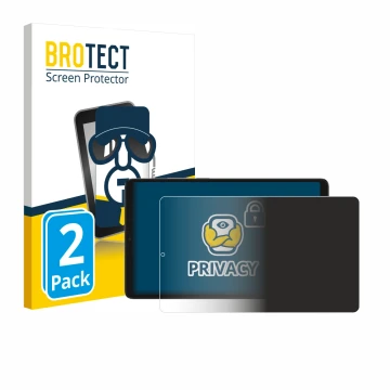 Vorderseite einer Produktverpackung mit dem Markenlogo BROTECT. Daneben ist das Gerät Samsung Galaxy Tab A11 8.7