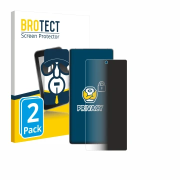 Vorderseite einer Produktverpackung mit dem Markenlogo BROTECT. Daneben ist das Gerät ZTE Nubia Red Magic 11 Pro+ mit dem zuge