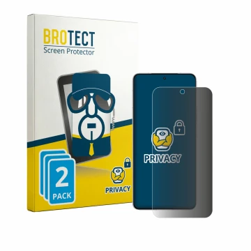 Vorderseite einer Produktverpackung mit dem Markenlogo BROTECT. Daneben ist das Gerät Vivo iQOO 15 mit dem zugehörigen Display