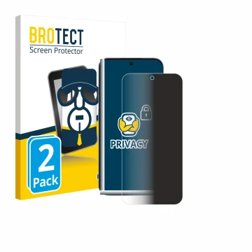 Vorderseite einer Produktverpackung mit dem Markenlogo BROTECT. Daneben ist das Gerät realme GT 8 Pro mit dem zugehörigen Disp