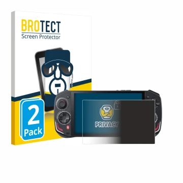 Vorderseite einer Produktverpackung mit dem Markenlogo BROTECT. Daneben ist das Gerät Acer Nitro Blaze 7 mit dem zugehörigen D