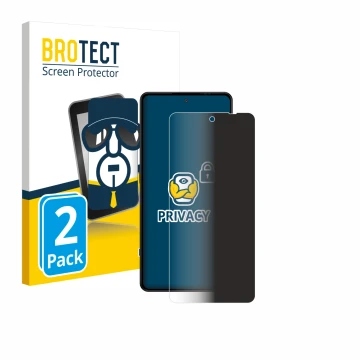 Vorderseite einer Produktverpackung mit dem Markenlogo BROTECT. Daneben ist das Gerät Gigaset GS6 mit dem zugehörigen Displays