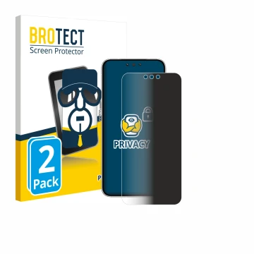 Vorderseite einer Produktverpackung mit dem Markenlogo BROTECT. Daneben ist das Gerät Huawei Mate 80 mit dem zugehörigen Displ