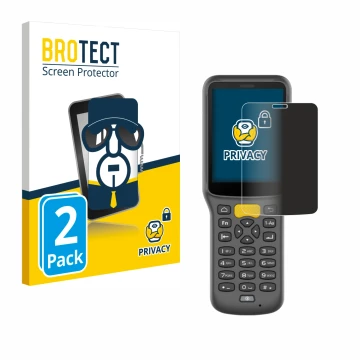 Vorderseite einer Produktverpackung mit dem Markenlogo BROTECT. Daneben ist das Gerät Newland MT37 Baiji mit dem zugehörigen D