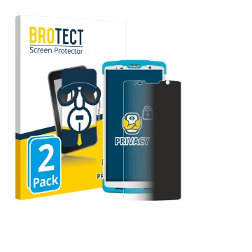 Vorderseite einer Produktverpackung mit dem Markenlogo BROTECT. Daneben ist das Gerät Newland SD55 Lynx MD mit dem zugehörigen