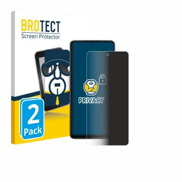 Vorderseite einer Produktverpackung mit dem Markenlogo BROTECT. Daneben ist das Gerät Oppo K13x mit dem zugehörigen Displaysch