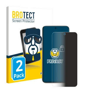 Vorderseite einer Produktverpackung mit dem Markenlogo BROTECT. Daneben ist das Gerät Xiaomi Redmi Note 15 Pro Plus 5G mit dem