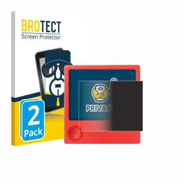 Vorderseite einer Produktverpackung mit dem Markenlogo BROTECT. Daneben ist das Gerät PicPak E-Ink Display mit dem zugehörigen