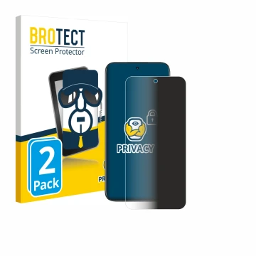 Vorderseite einer Produktverpackung mit dem Markenlogo BROTECT. Daneben ist das Gerät realme C85 Pro 4G mit dem zugehörigen Di