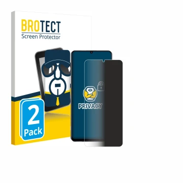 Vorderseite einer Produktverpackung mit dem Markenlogo BROTECT. Daneben ist das Gerät realme Note 70 mit dem zugehörigen Displ