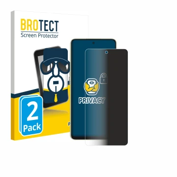 Vorderseite einer Produktverpackung mit dem Markenlogo BROTECT. Daneben ist das Gerät Oppo A5 Energy mit dem zugehörigen Displ