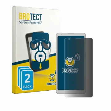 Vorderseite einer Produktverpackung mit dem Markenlogo BROTECT. Daneben ist das Gerät Boox Palma 3 mit dem zugehörigen Display