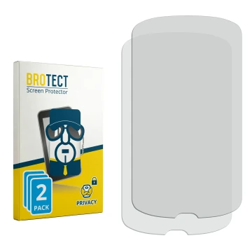 Vorderseite einer Produktverpackung mit dem Markenlogo BROTECT. Daneben ist der zugehörige Displayschutz.