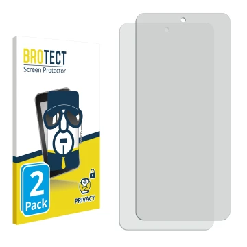 Vorderseite einer Produktverpackung mit dem Markenlogo BROTECT. Daneben ist der zugehörige Displayschutz.